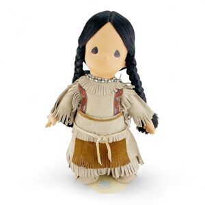 Precious Moments Morning Star & Papoose 15” Collectible Doll With Stand​